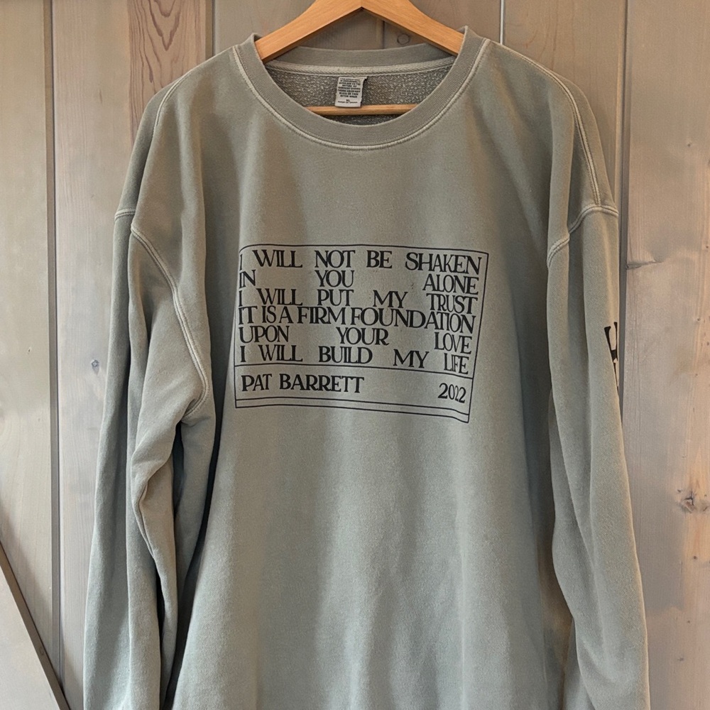 Pat Barrett sweatshirt